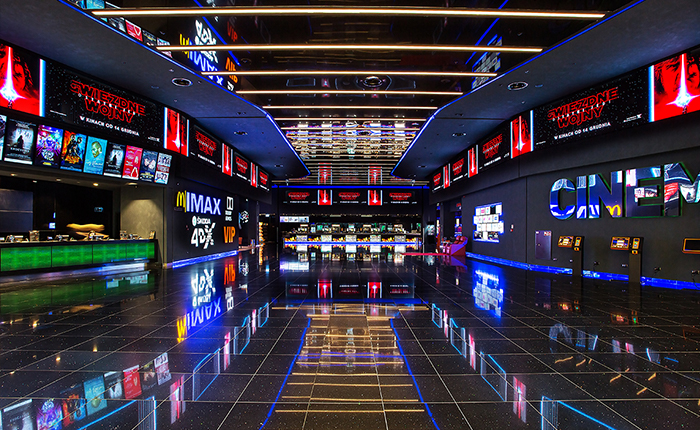 Kino Cinema City Wrocław Wroclavia, składa się z 20 klimatyzowanych sal kinowych, mieszczących jednocześnie ponad 3 000 widzów. Znajduje się tu wielkoformatowa sala IMAX®, sala ŠKODA 4DX® z rewolucyjnym formatem 4D, 3 sale z nagłośnieniem Dolby Atmos oraz Strefa VIP z różnorodną kuchnią.