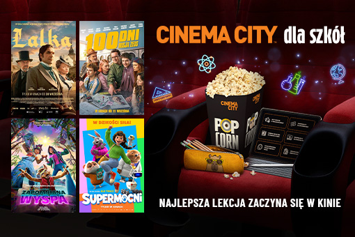Back to school z Cinema City – jesień pełna filmów, wiedzy i wspólnych doświadczeń