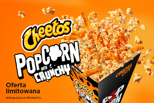 Cheetos Popcorn debiutuje w Polsce! Nowa przekąska już w kinach Cinema City