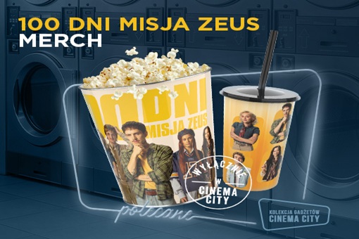 100 Dni: Misja Zeus już w Cinema City! A w kinowych barach wyjątkowy merch