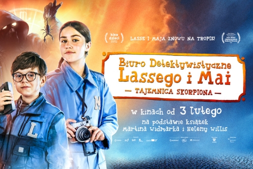 Lasse oraz Maja powracają na wielki ekran by rozwiązać tajemnicę Skorpiona! Przygodowo-kryminalny film familijny od 3 lutego w kinach