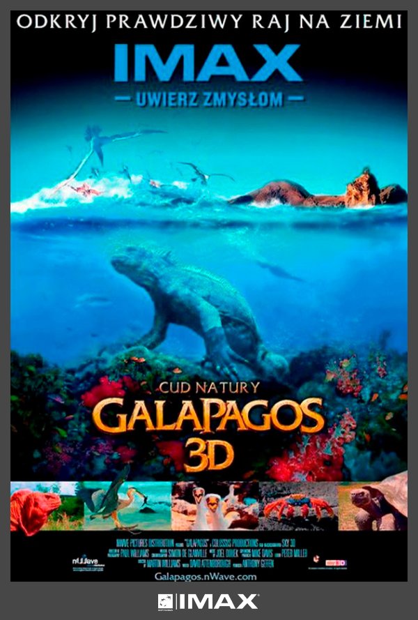 Galapagos: Cud Natury 3D poster