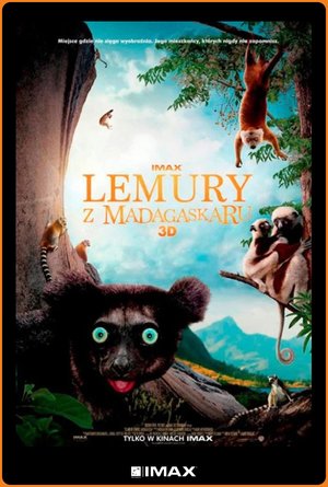Plakat filmu Lemury z Madagaskaru 3D IMAX