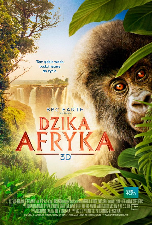 Dzika Afryka 3D poster
