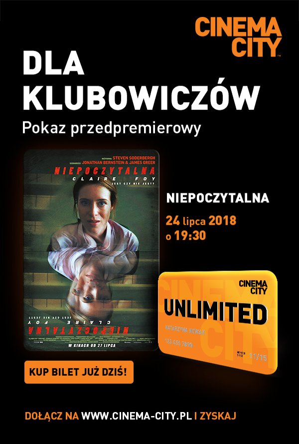 Unlimited - Niepoczytalna poster