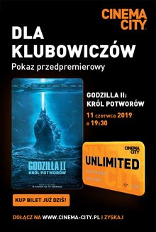 Unlimited - Godzilla II: Król Potworów poster