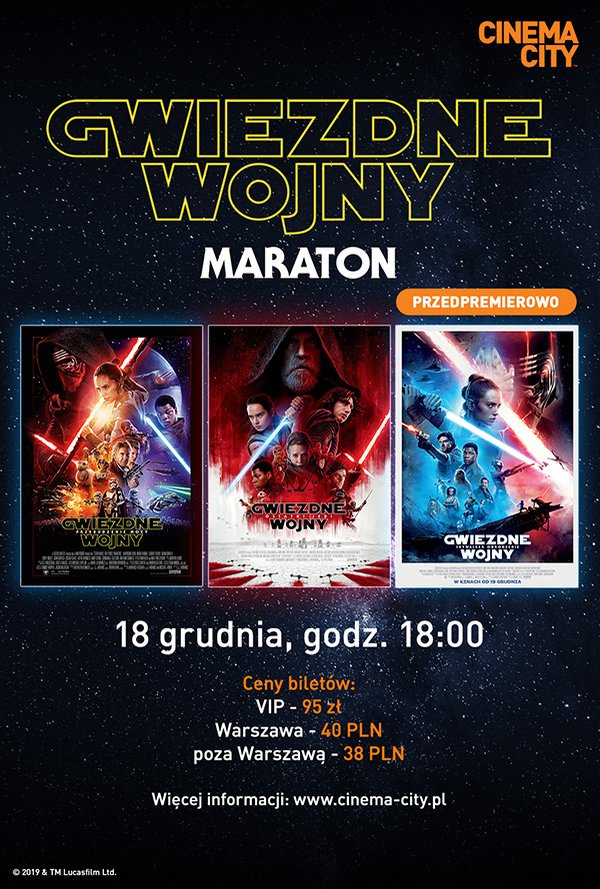 Gwiezdne wojny Maraton poster