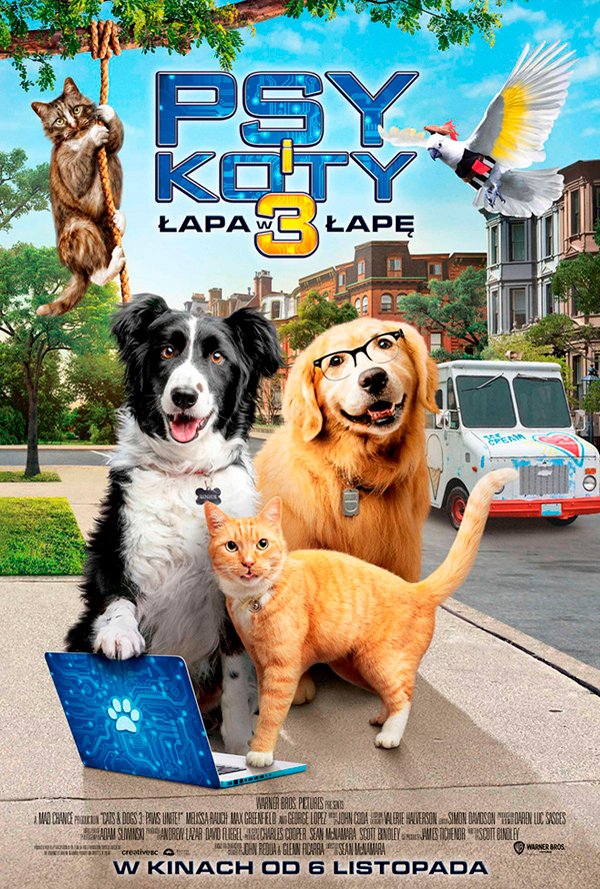 Psy i Koty 3: Łapa w łapę poster