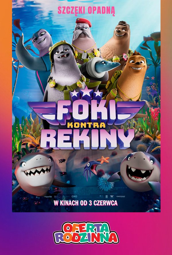 Foki kontra rekiny poster