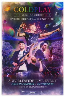 Coldplay Live in Buenos Aires poster