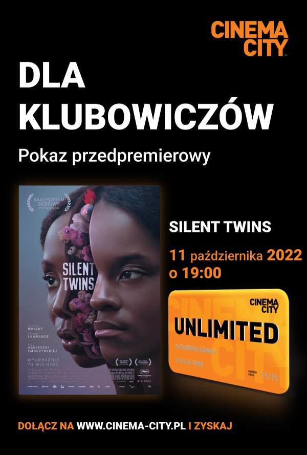 Unlimited - Silent Twins poster