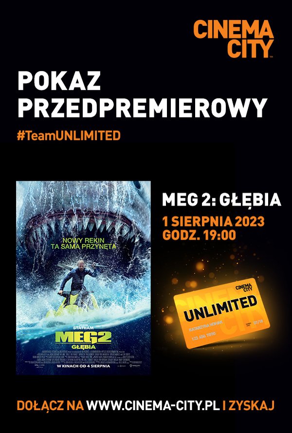 Unlimited - Meg 2: Głębia poster