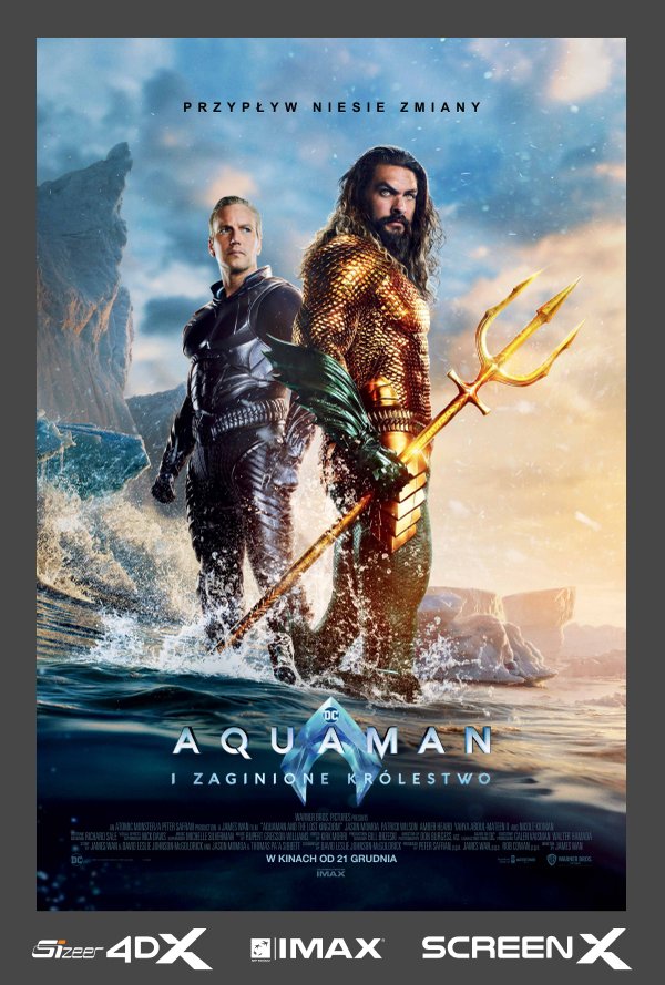 Aquaman i Zaginione Królestwo poster