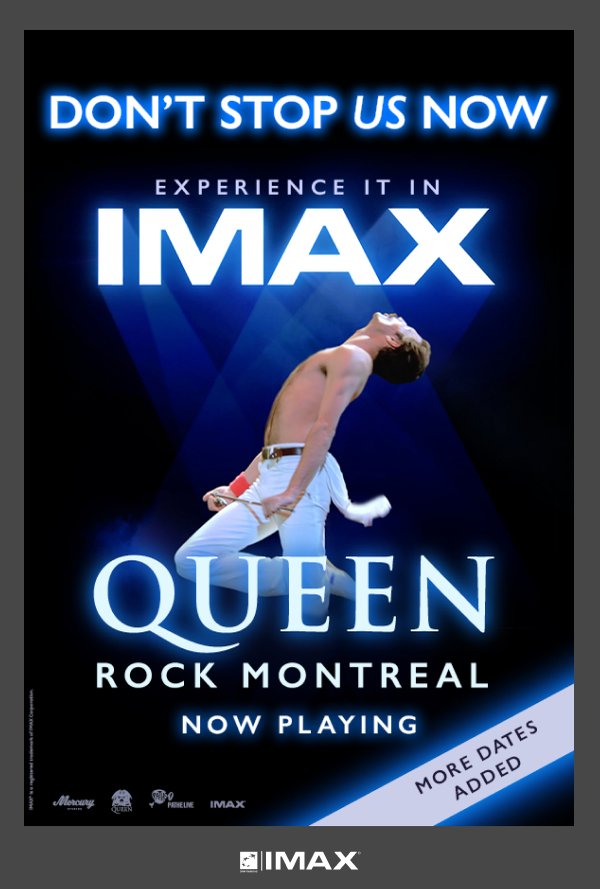Queen rock Montreal poster