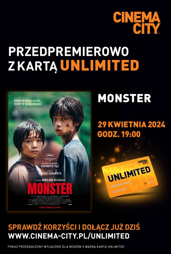 UNLIMITED SHOW - Monster poster