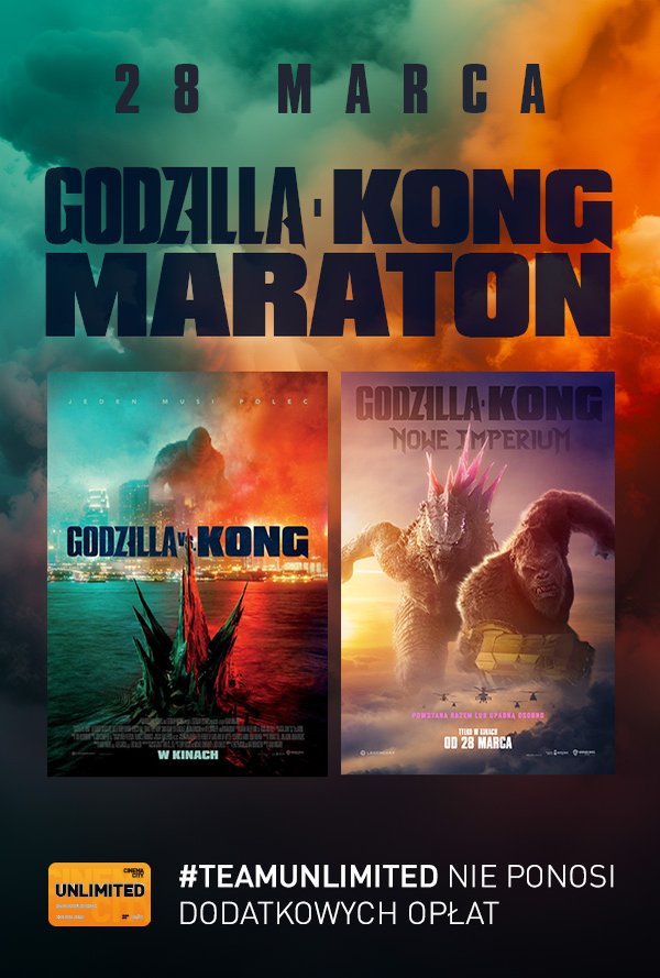 Maraton Godzilla i Kong poster