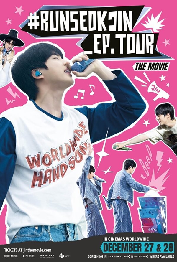 #RUNSEOKJIN_EP.TOUR THE MOVIE poster